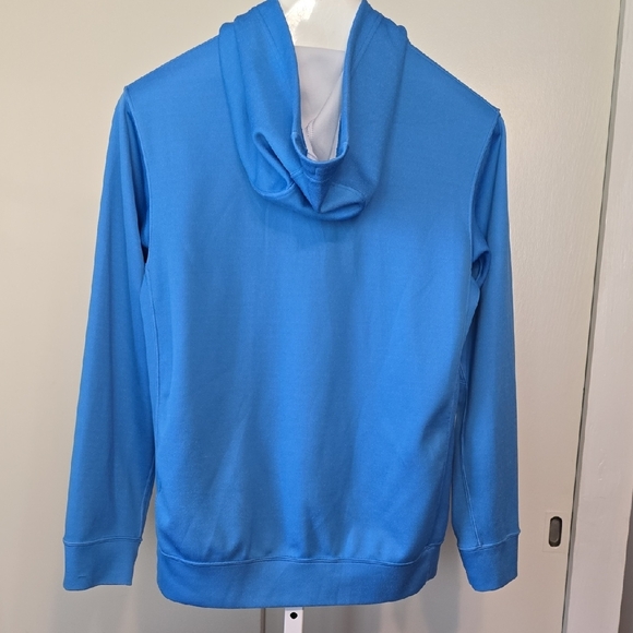 Nike Light Blue Hoodie with White Logo - Picture 7 of 10